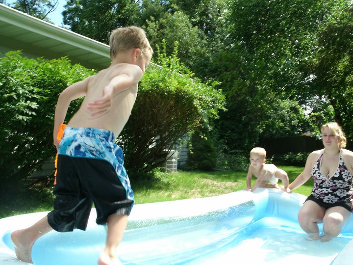 Cecelia Van Over's album, pool time