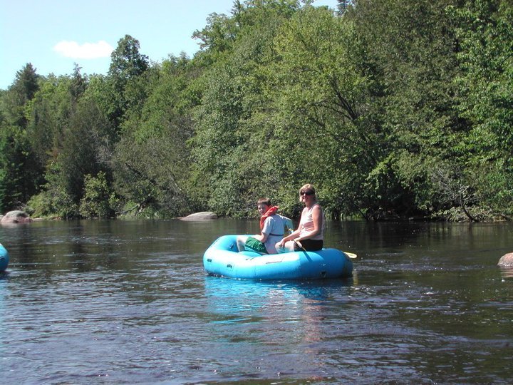 Ray Lang's album, Wolf River, Wisconsin rafting