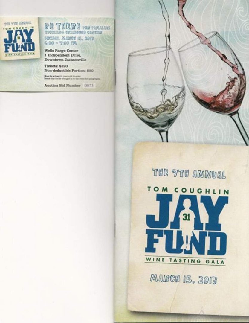 Wayne Oberti's album, Tom Coughlin Jay Fund Wine Tasting Gala