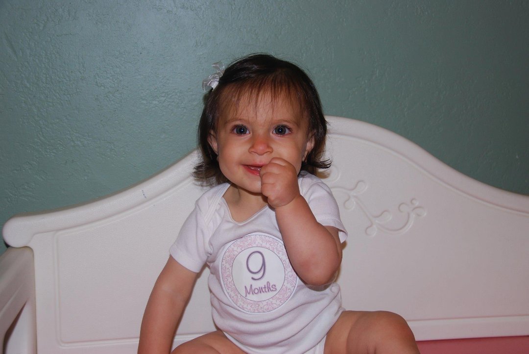 Kristin Anglade's album, Mia at 9 months