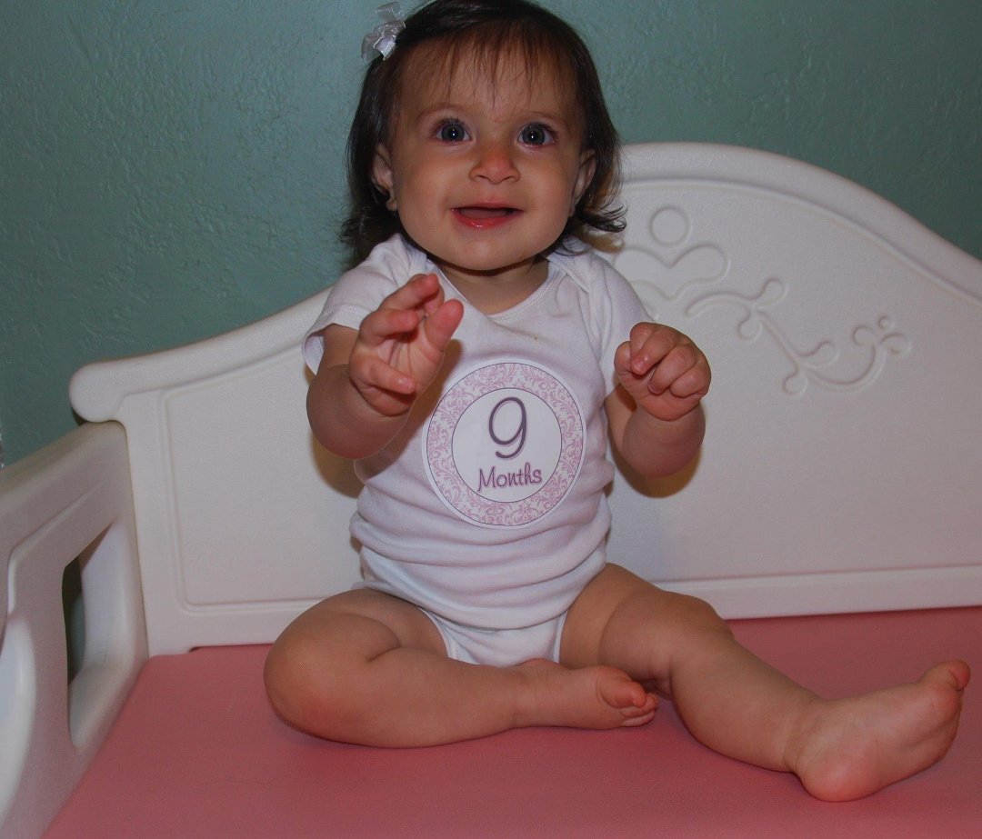 Kristin Anglade's album, Mia at 9 months