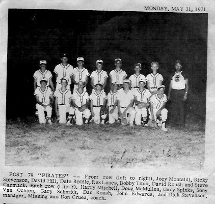 Ralph Nelson's album, History of West Pasco Little League ('71)