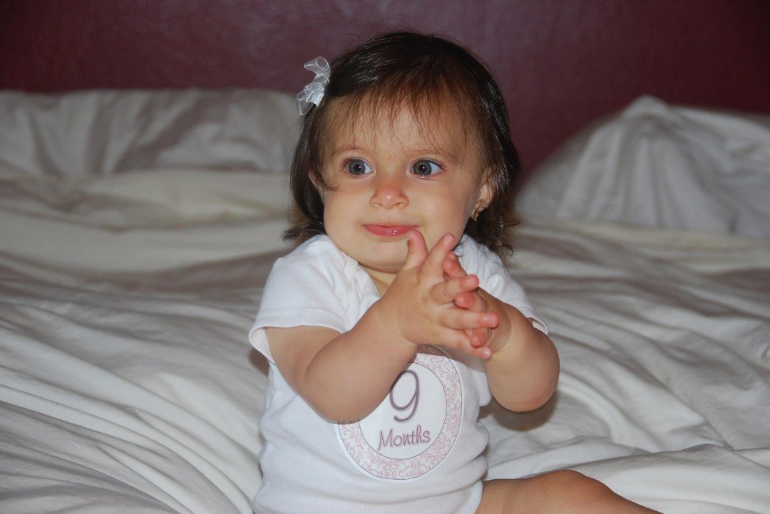 Kristin Anglade's album, Mia at 9 months
