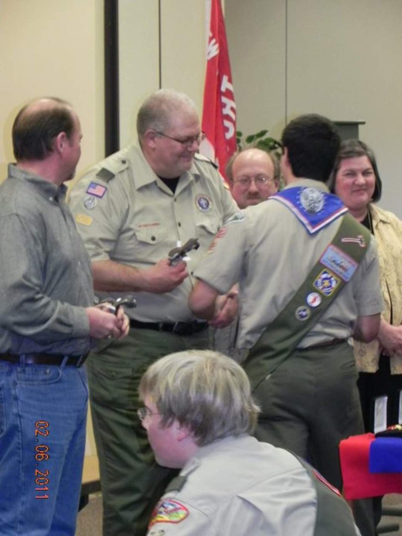 Sandra Lankford's album, Presentation of Eagle Scouts - George Harris & Ricky Rojas (Ge