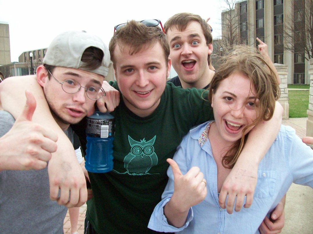 Aaron Vanags' album, a spring day at NIU