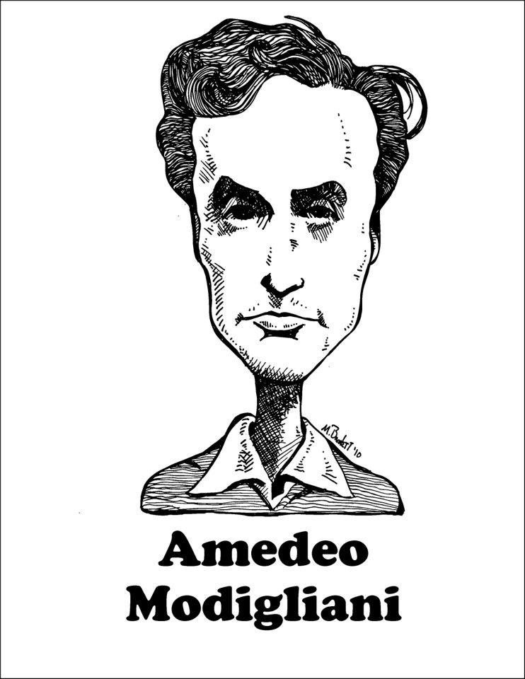 Mike Barnett's album, Mike's Line Art Caricatures