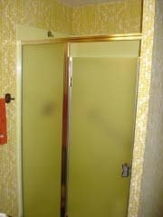 Susan Harter's album, Bathroom before and after