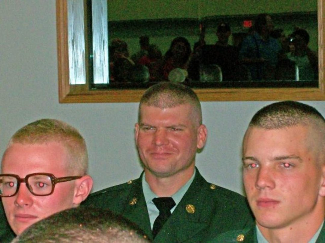 Brenda Hutchison's album, PFC Heath Shook