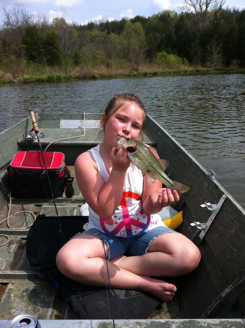 Mark McKinney's album, Fishing trip with daughter Mallori