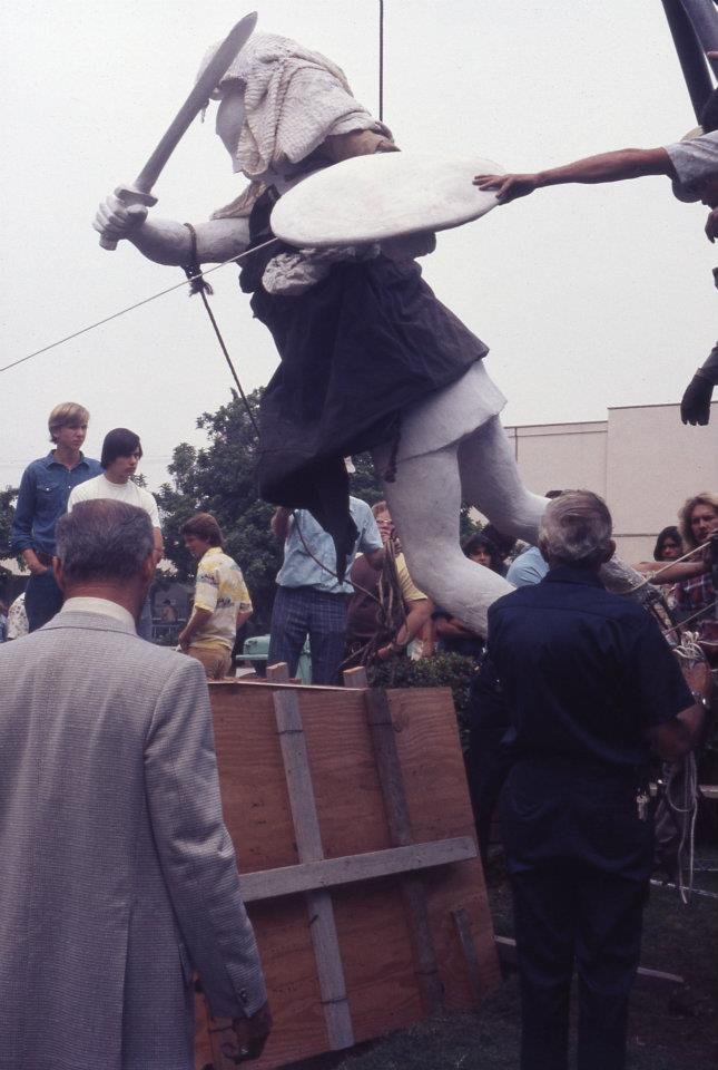 Ken Smith's album, Neff High Trojan Statue1975