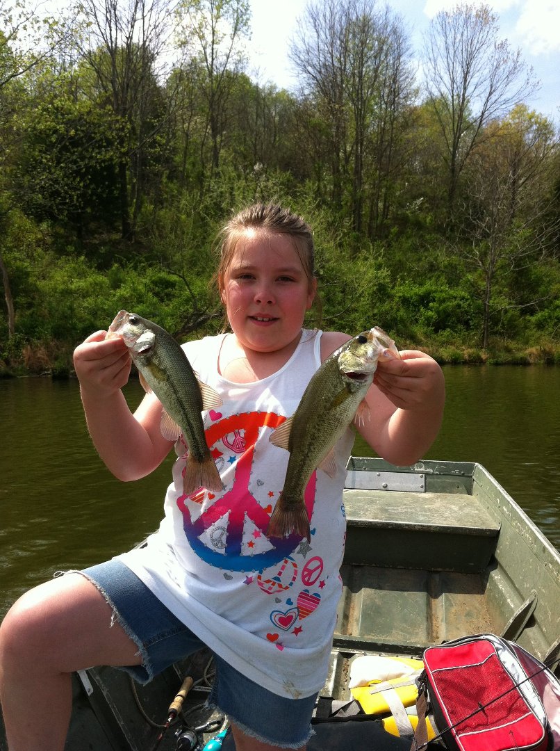 Mark McKinney's album, Fishing trip with daughter Mallori