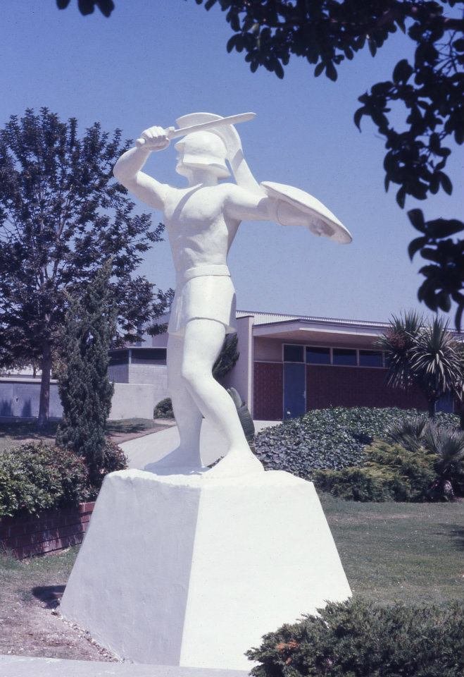 Ken Smith's album, Neff High Trojan Statue1975