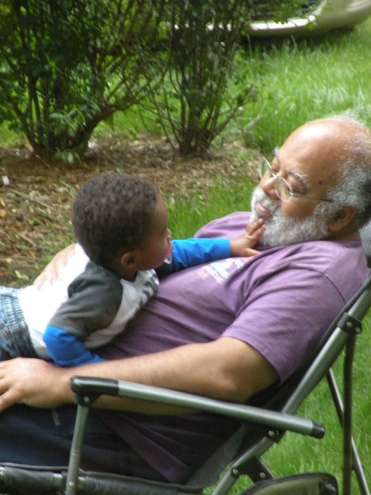 Ronald Mazyck's album, Nap time for Greyson and Grandpa.