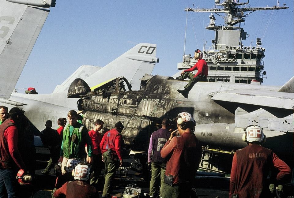 John Sudduth's album, USS NIMITZ Flight Deck Fire