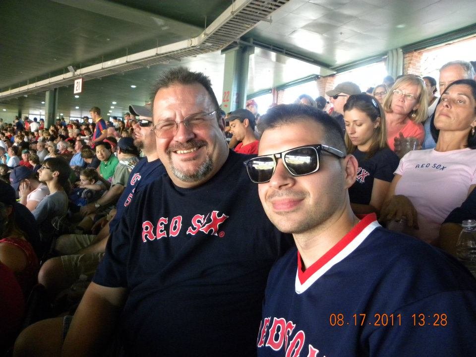 Eric Morash's album, fenway with emily sox vs rays aug 17 2011