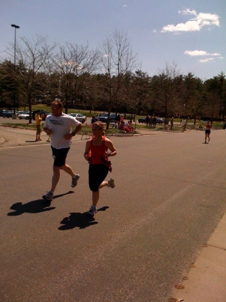 Melissa Van's album, Melissa and Kevin in Eau Claire Marathon