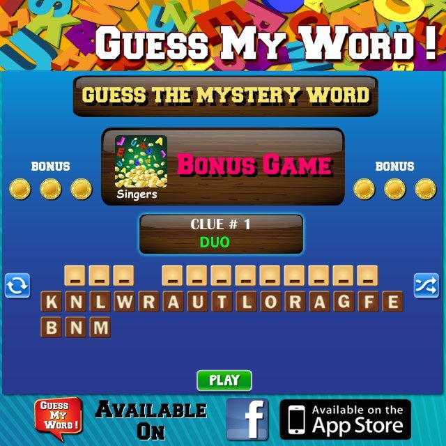 Donna Johnson's album, Guess My Word! Photos