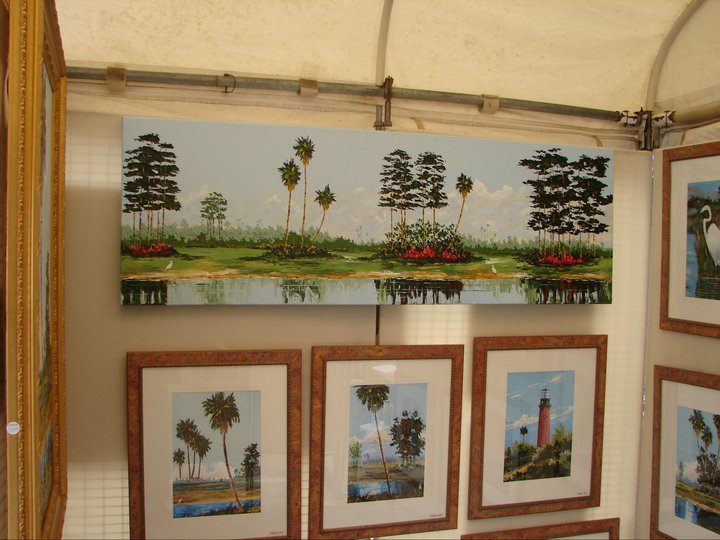 Wayne King's album, Mt Dora art festival