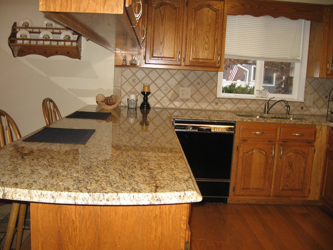 Clara Pasley's album, granite counter top