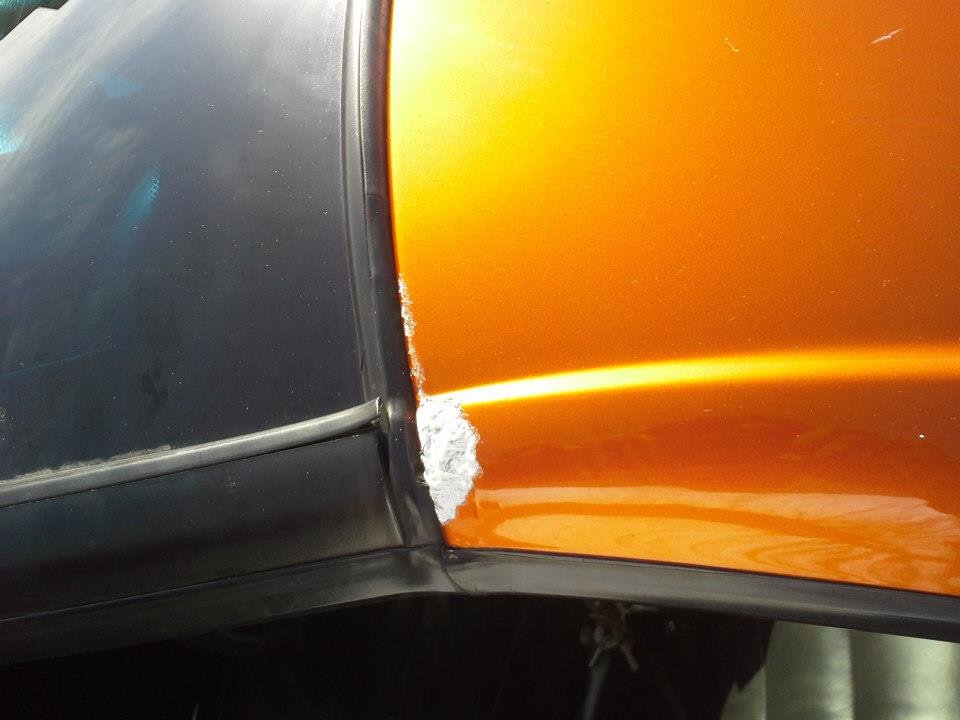 Wes Butler's album, Damage from yesterday when my roof flew off