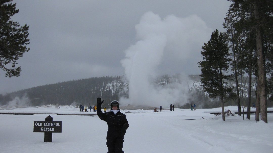 Esther Zaretsky's album, skiing in Montana