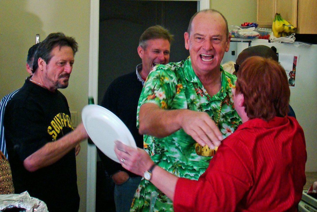Ron Senger's album, Rich's retirement party