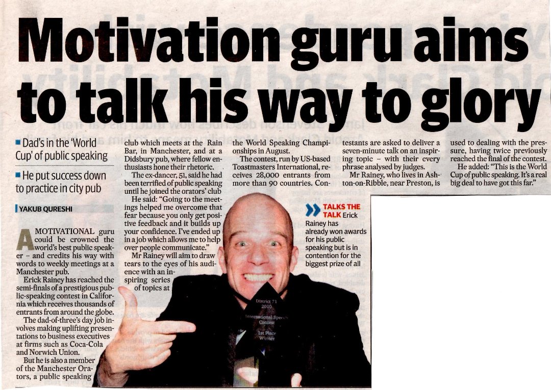 Erick Rainey's album, newspaper article