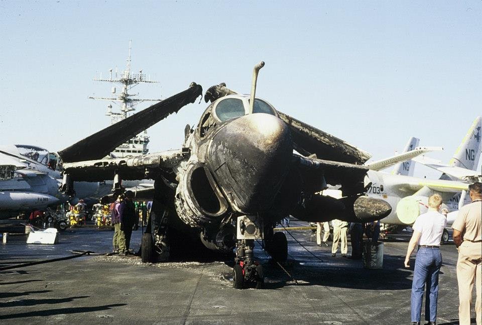 John Sudduth's album, USS NIMITZ Flight Deck Fire