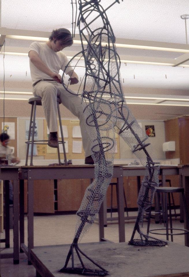 Ken Smith's album, Neff High Trojan Statue1975