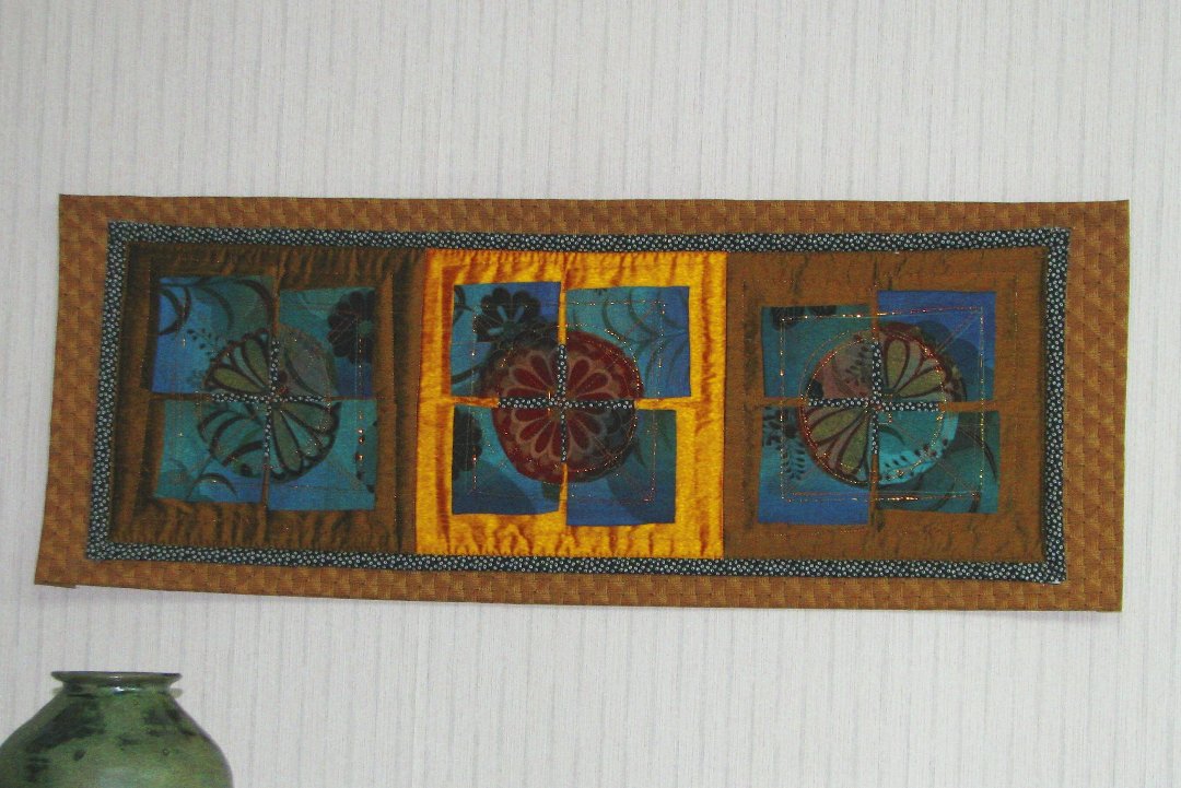 Joel Case's album, Chris Burton's fabric art