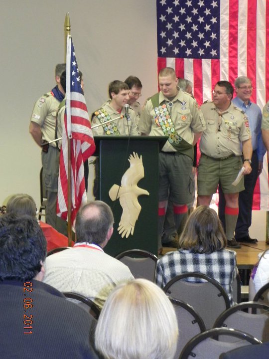 Sandra Lankford's album, Presentation of Eagle Scouts - George Harris & Ricky Rojas (Ge