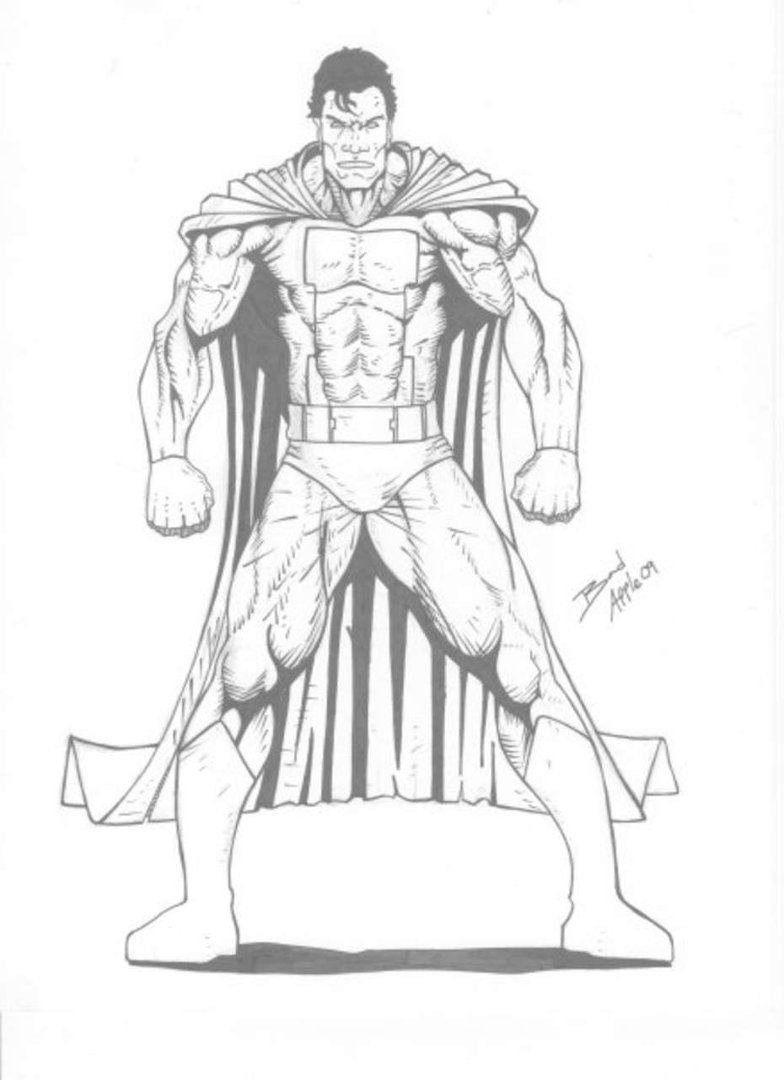Adrian Sandin's album, comic inks by Adrian "Big A" Sandin