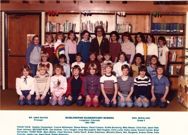 Mark Mathis' album, Mark's Younger school days