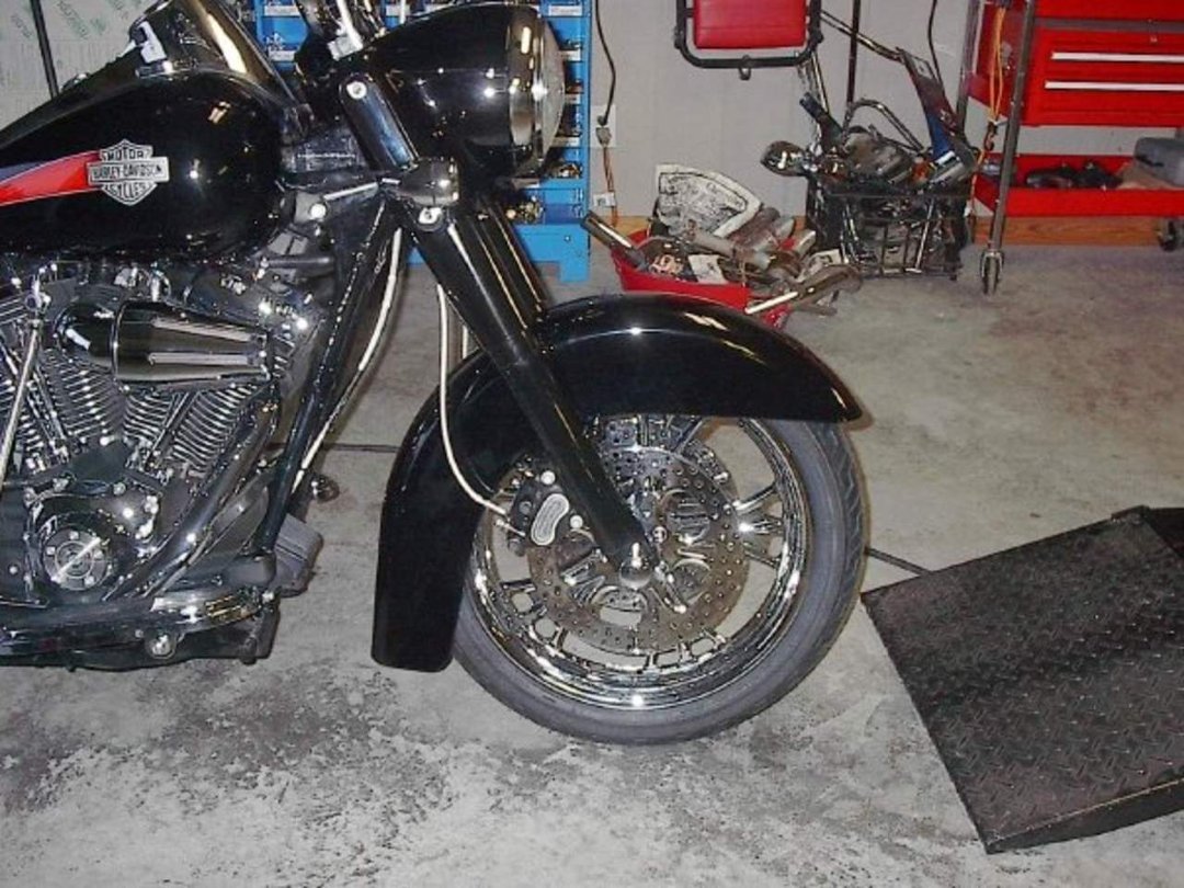 Bill Weaver's album, Cop Bike build
