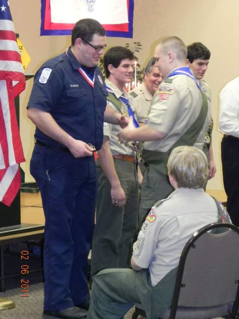 Sandra Lankford's album, Presentation of Eagle Scouts - George Harris & Ricky Rojas (Ge