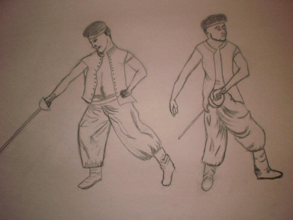 Melvin Allen's album, My school drawings