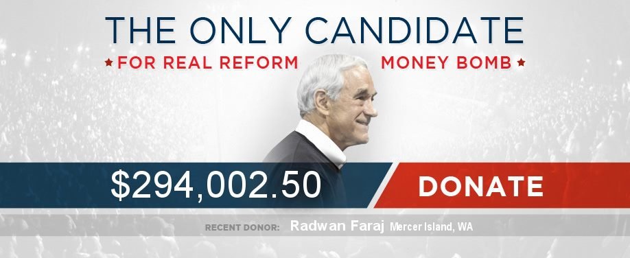 Radwan Faraj's album, Ron Paul 2012.