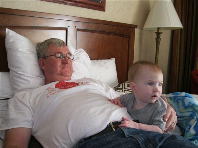 John Murray's album, Kendra, Kiera and Grandpa