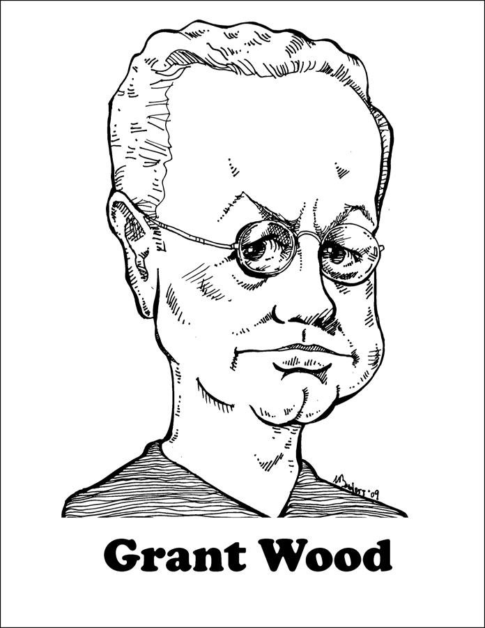 Mike Barnett's album, Mike's Line Art Caricatures