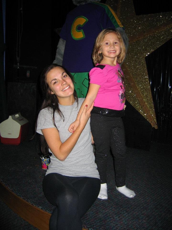 Stephanie Hunt's album, Chuck E Cheese with kids