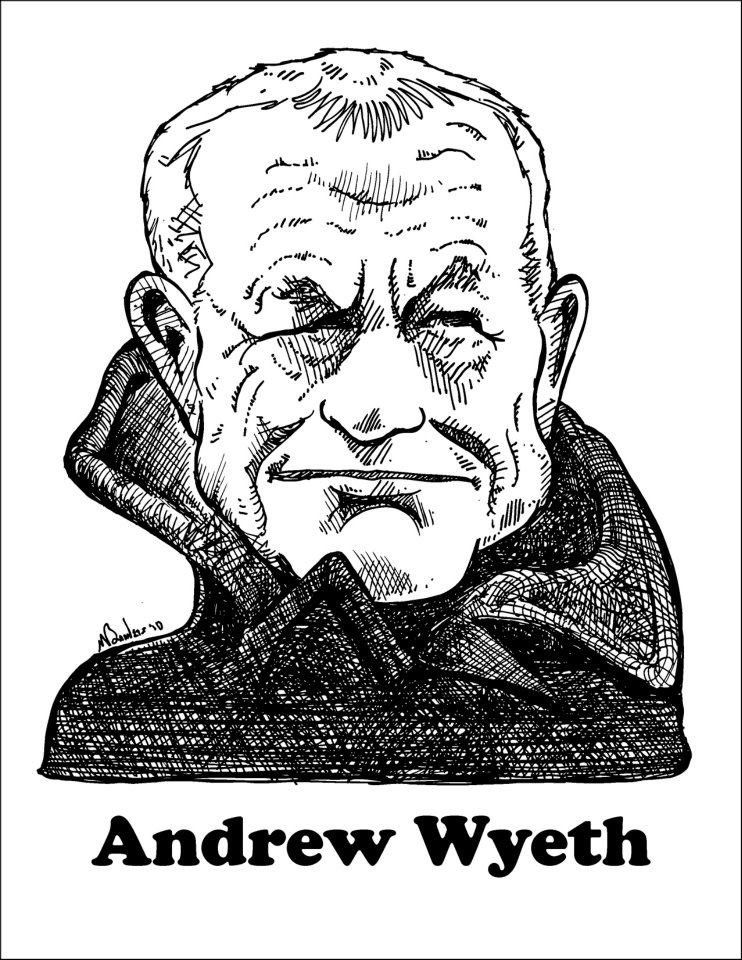 Mike Barnett's album, Mike's Line Art Caricatures