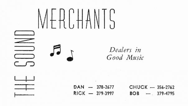 Dan Molinari's album, The Sound Merchants