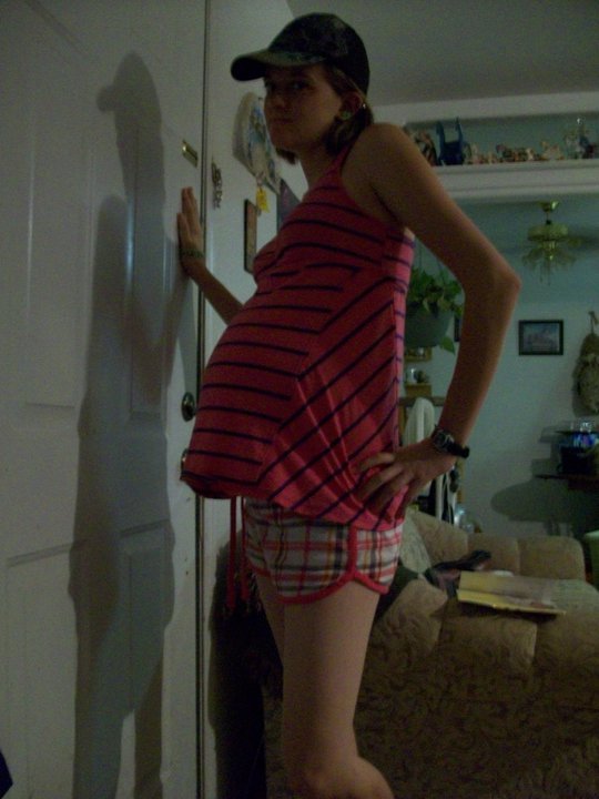 Debra Brown's album, jessica's pregnant belly