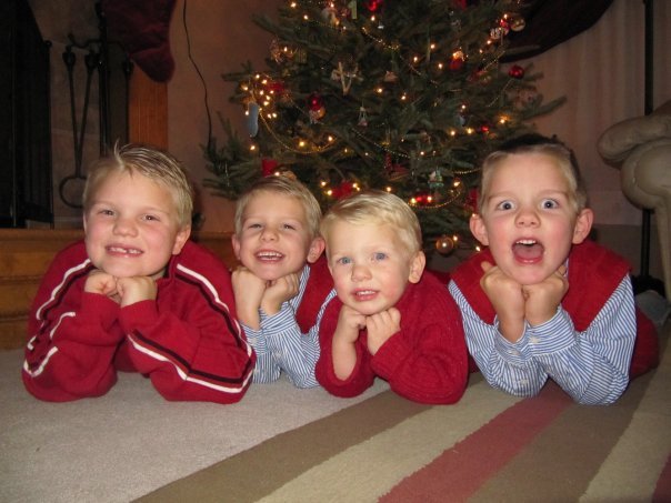 Chad Conover's album, 4 boys at Christmas 2009
