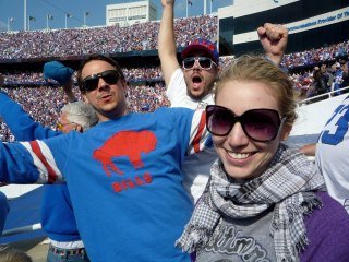 Mark Nigro's album, Bills Home Opener with Mark, Alice, Pete