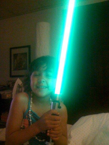 Ken Johnson's album, My Niece Playing With Her Light Saber