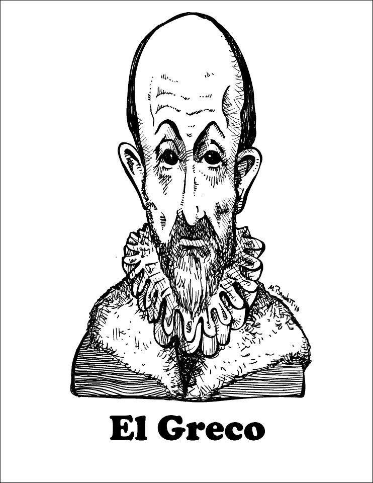 Mike Barnett's album, Mike's Line Art Caricatures