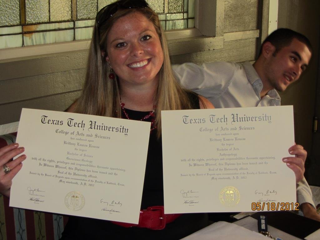 Larry Williams' album, Brittany' Graduation from Texas Tech University's