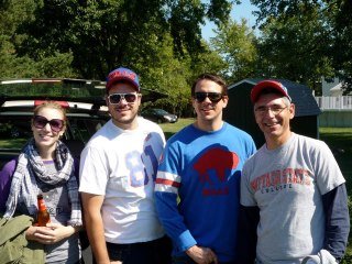 Mark Nigro's album, Bills Home Opener with Mark, Alice, Pete