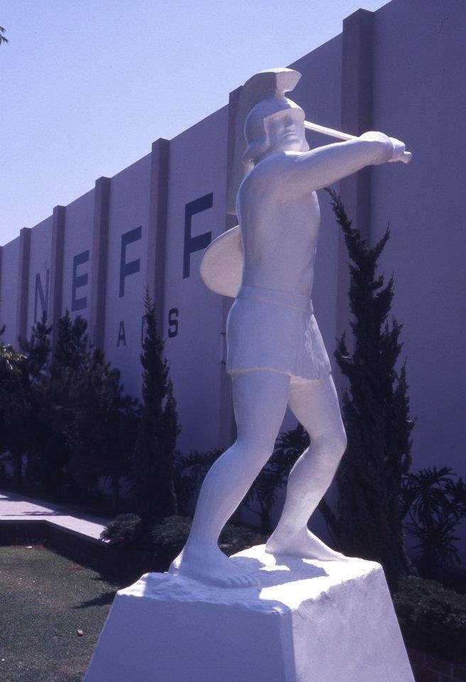Ken Smith's album, Neff High Trojan Statue1975